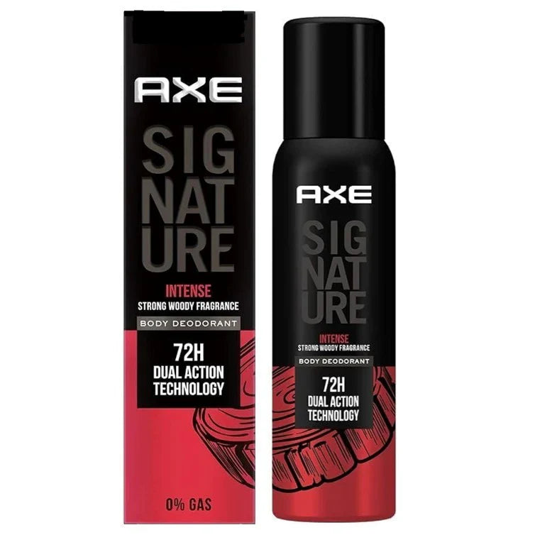 Axe Signature Intense Long Lasting No Gas Body Deodorant For Men 122 ML