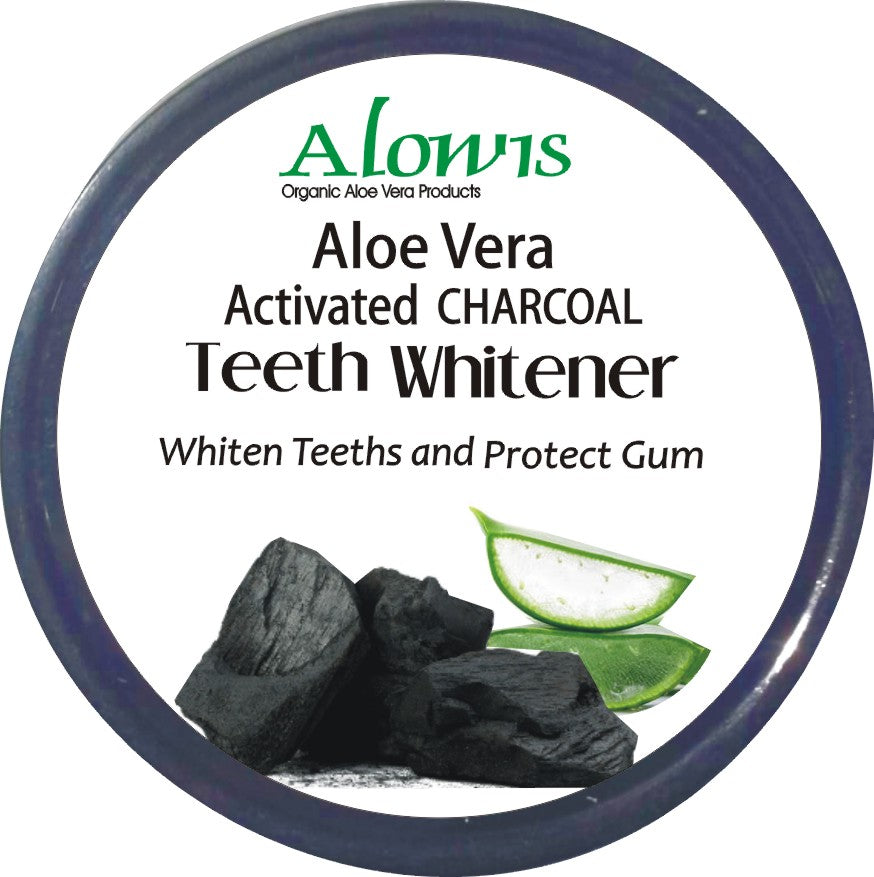 Alowis Aloe Vera Activated Charcoal Teeth Whitener