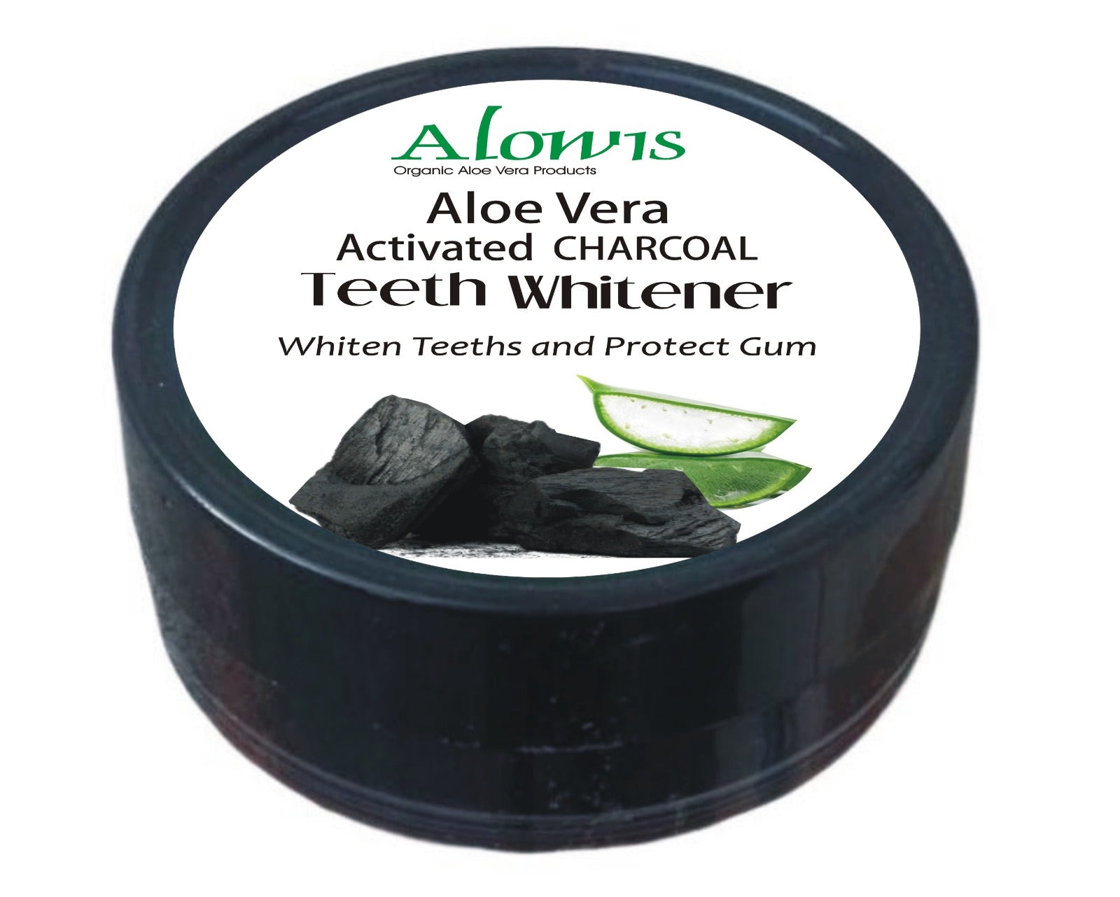 Alowis Aloe Vera Activated Charcoal Teeth Whitener