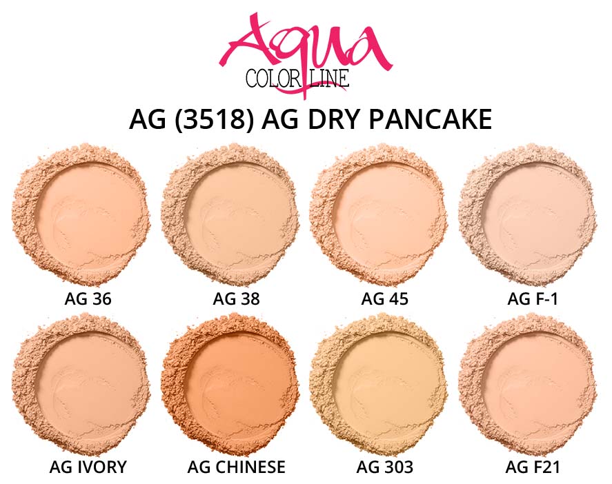 Aqua Color Line Dry Pancake (8-Shades)