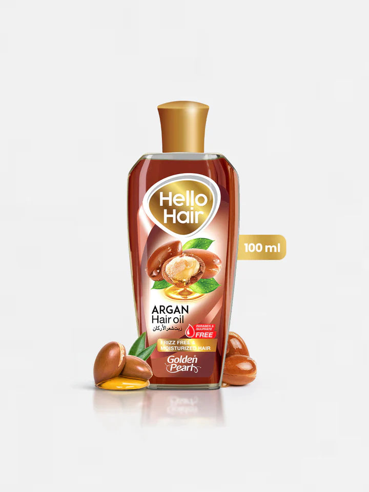 Golden Pearl Hello Hair Argan Hair Oil