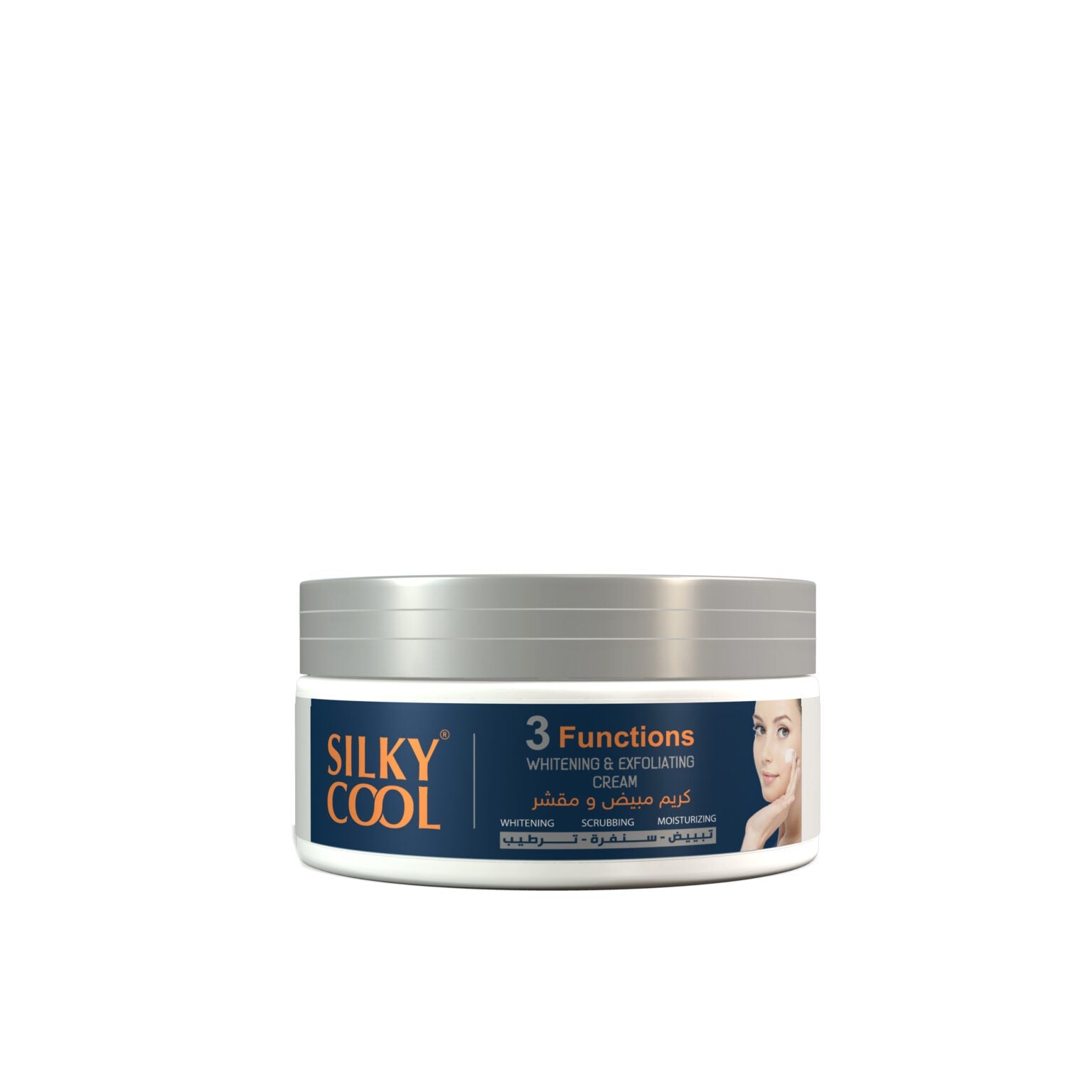 Silky Cool 3 in 1 Whitening & Exfoliating Cream 200 ML