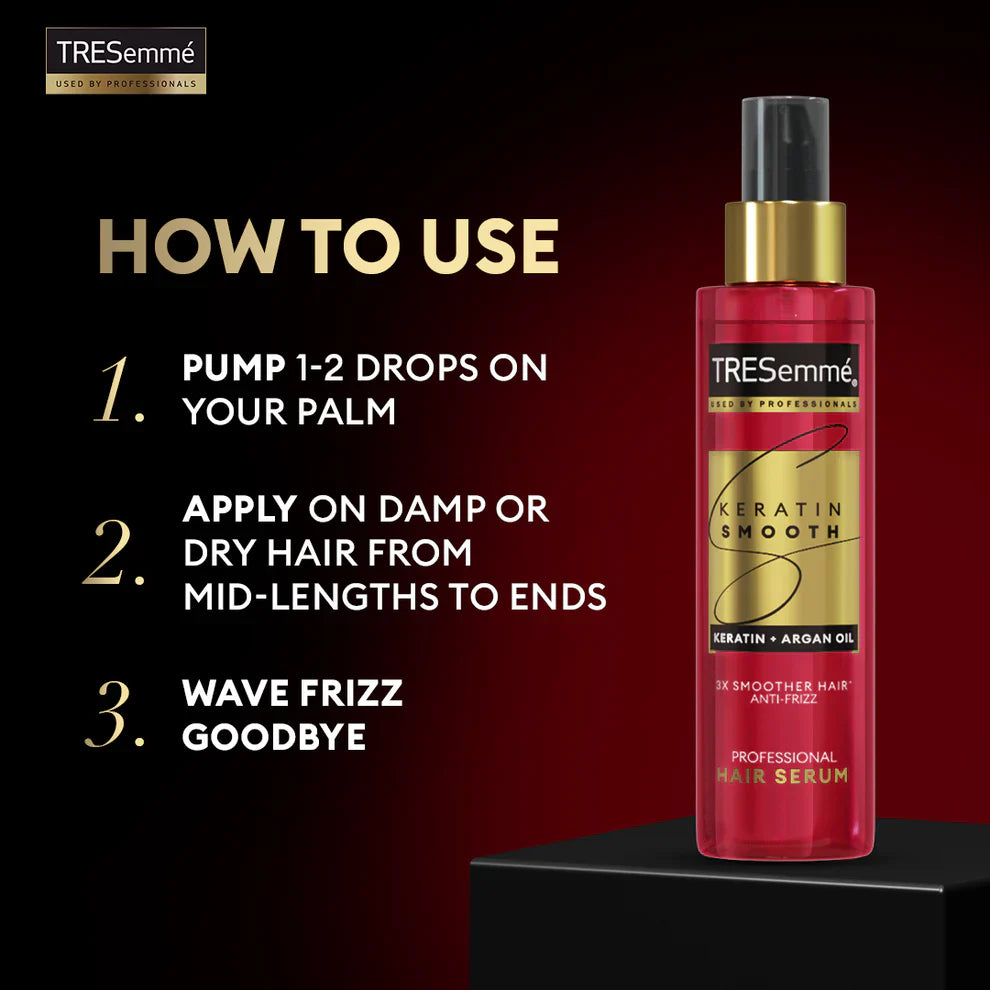 TRESemmé Keratin Smooth Keratin+ Argan Oil Anti-Frizz Hair Serum 100 ML