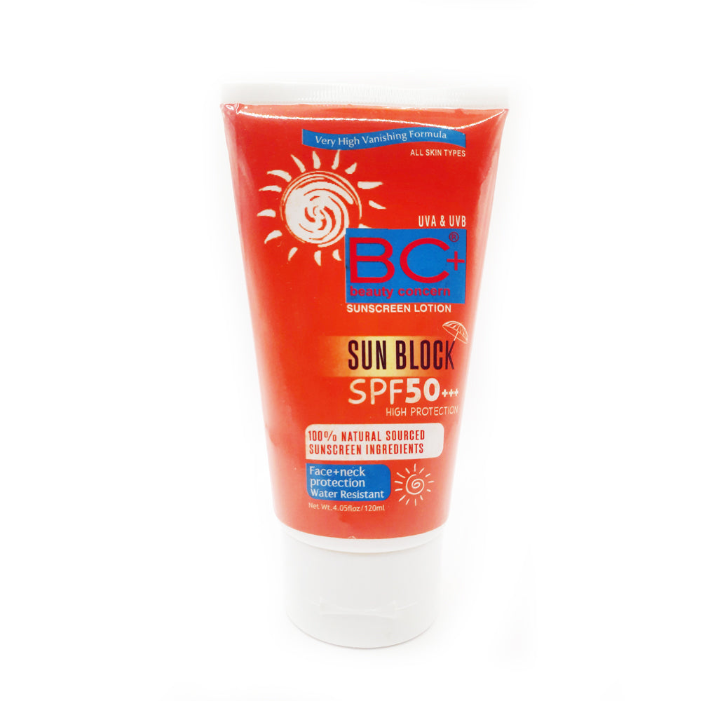 BC+ Sunblock Lotion SPF 50+++ 120 ML
