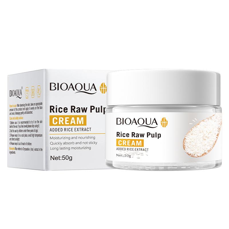 Bioaqua Rice Raw Pulp Facial Cream Moisturizing Face Cream 50 GM