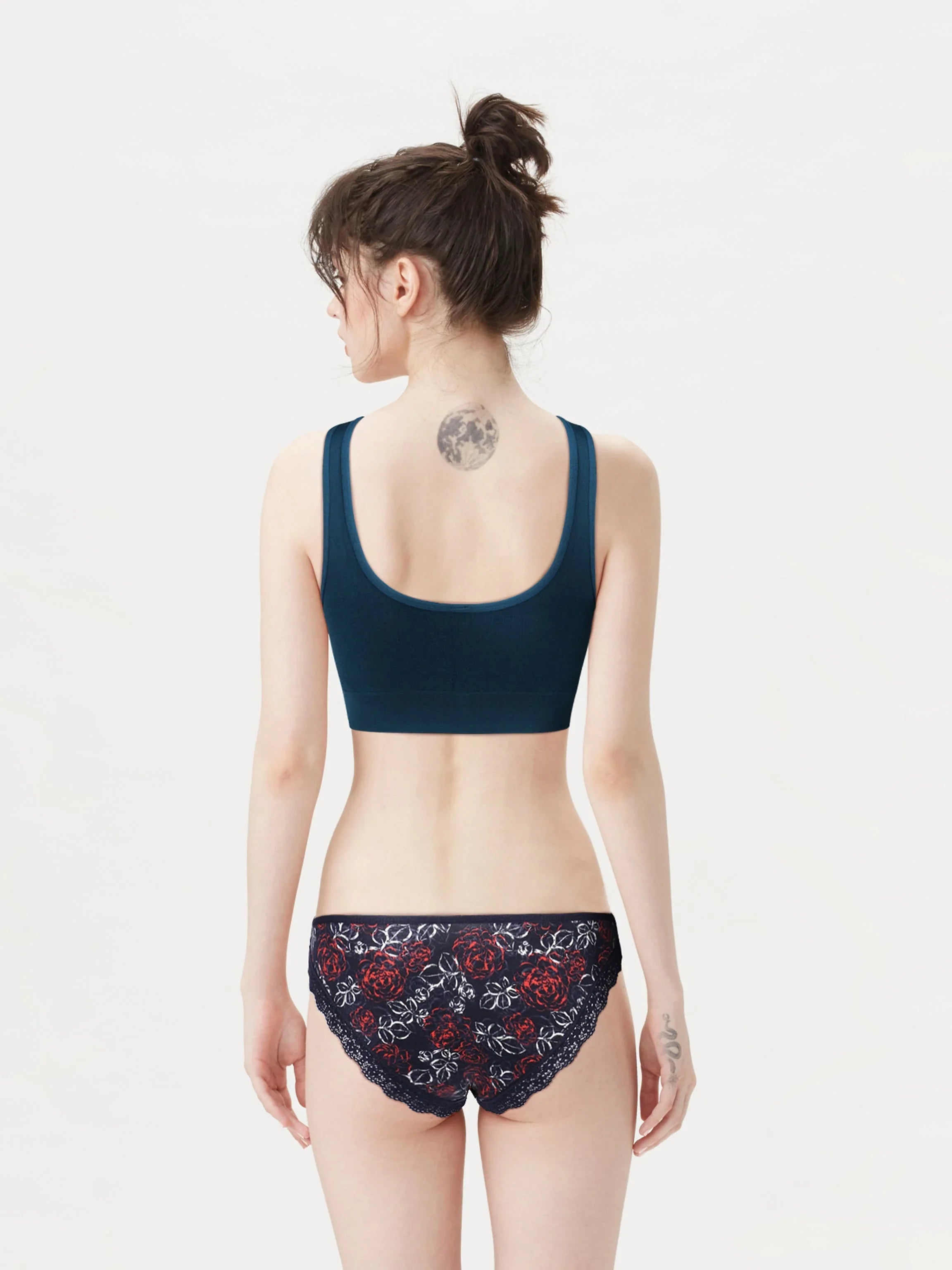 BLS Big Girl Non Wired And Padded Bra Navy Blue