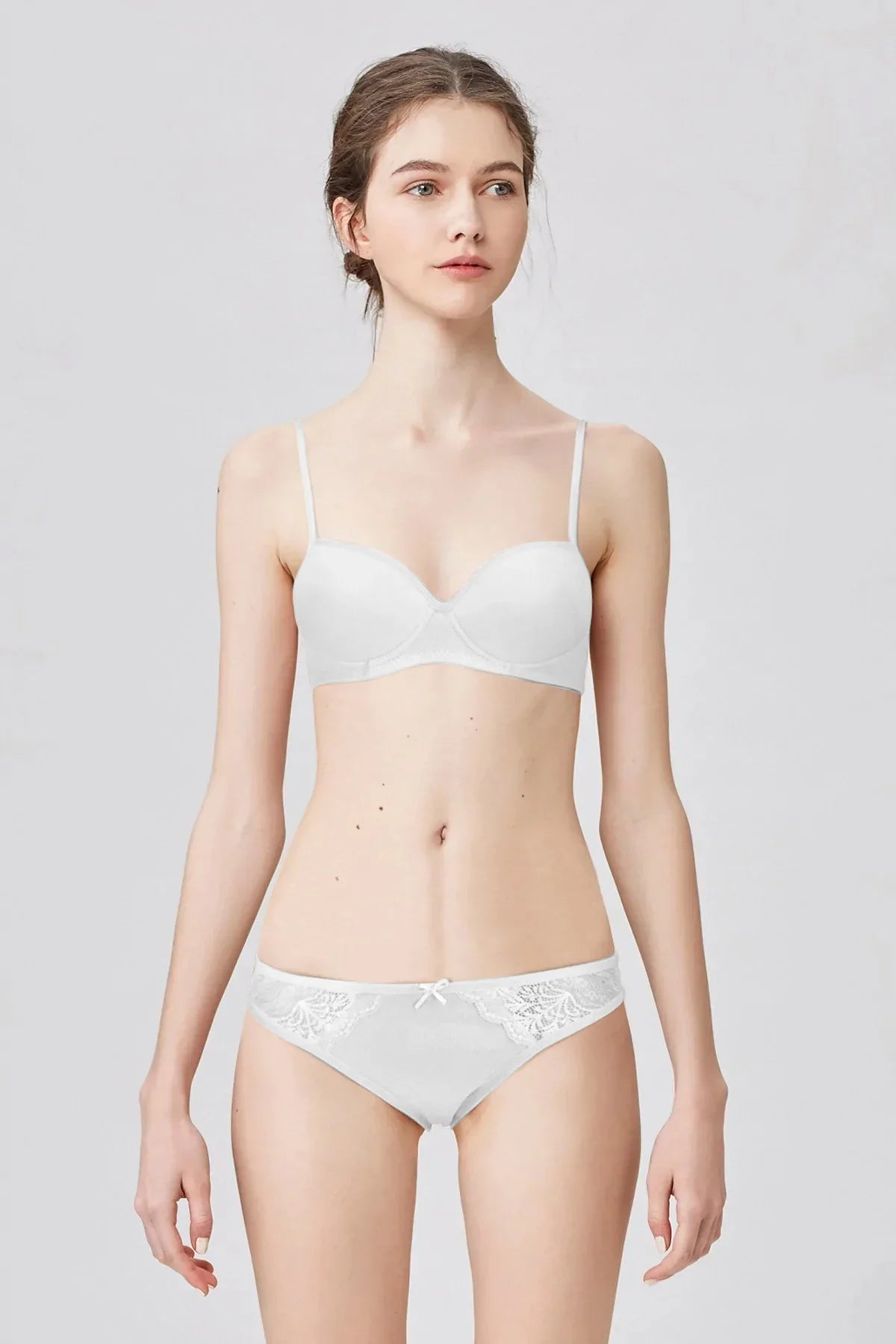 BLS Belva Soft Padded Cotton Teen Bra White