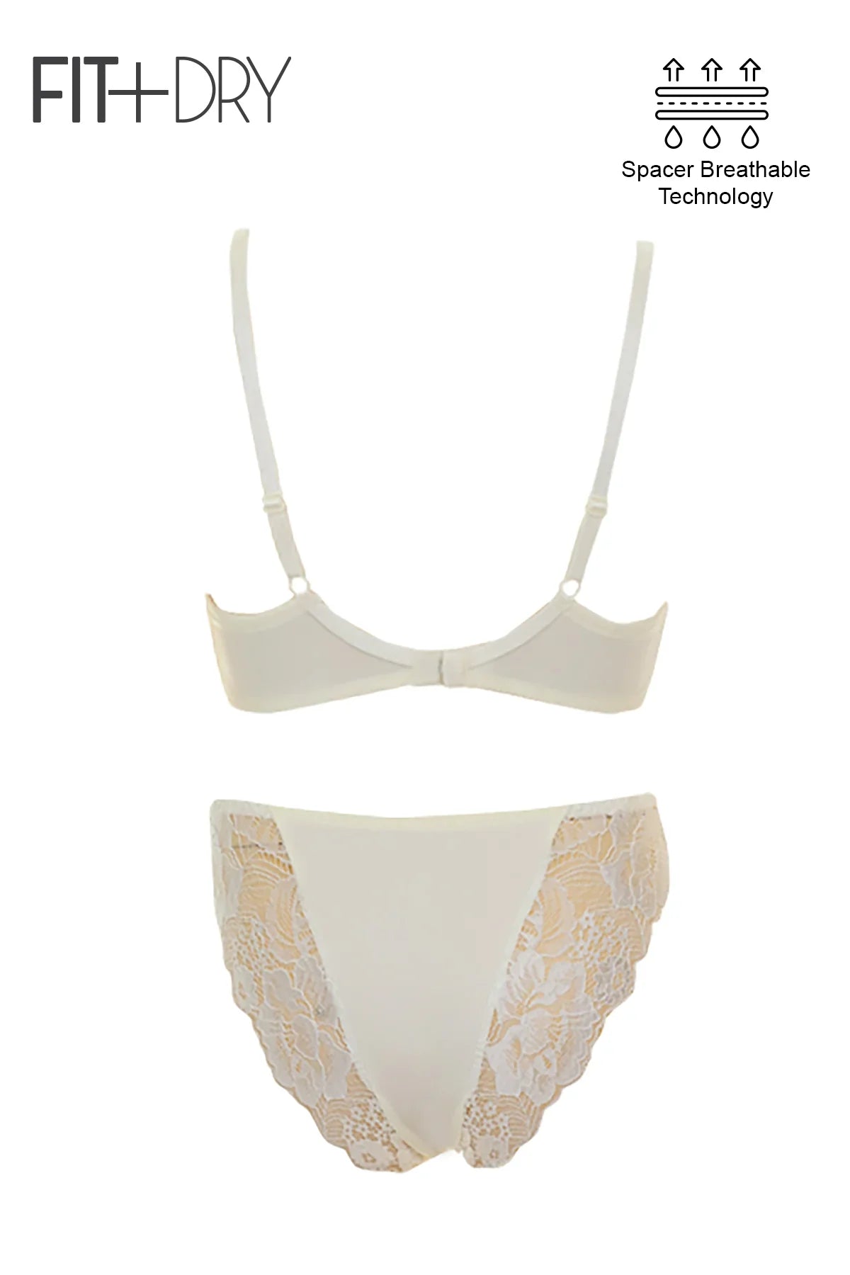 BLS Breathable Wired And Light Padded Bra Ivory
