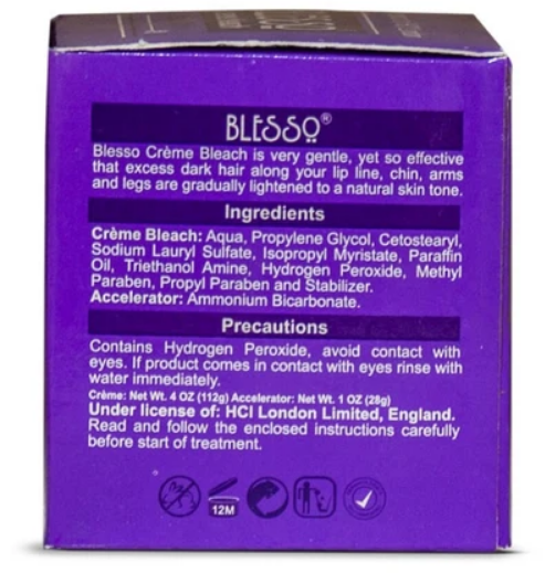 Blesso Bleach Creme with Accelerator 112 GM