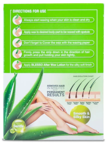 Blesso Cold Wax with Aloe Vera Extract 125 GM