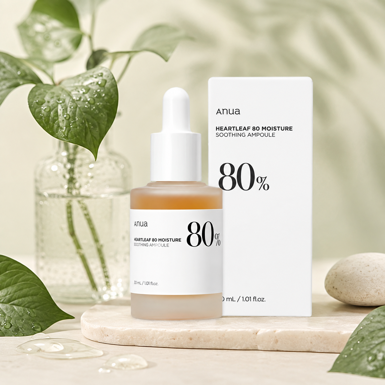 Anua Heartleaf 80% Moisture Soothing Ampoule 30 ML