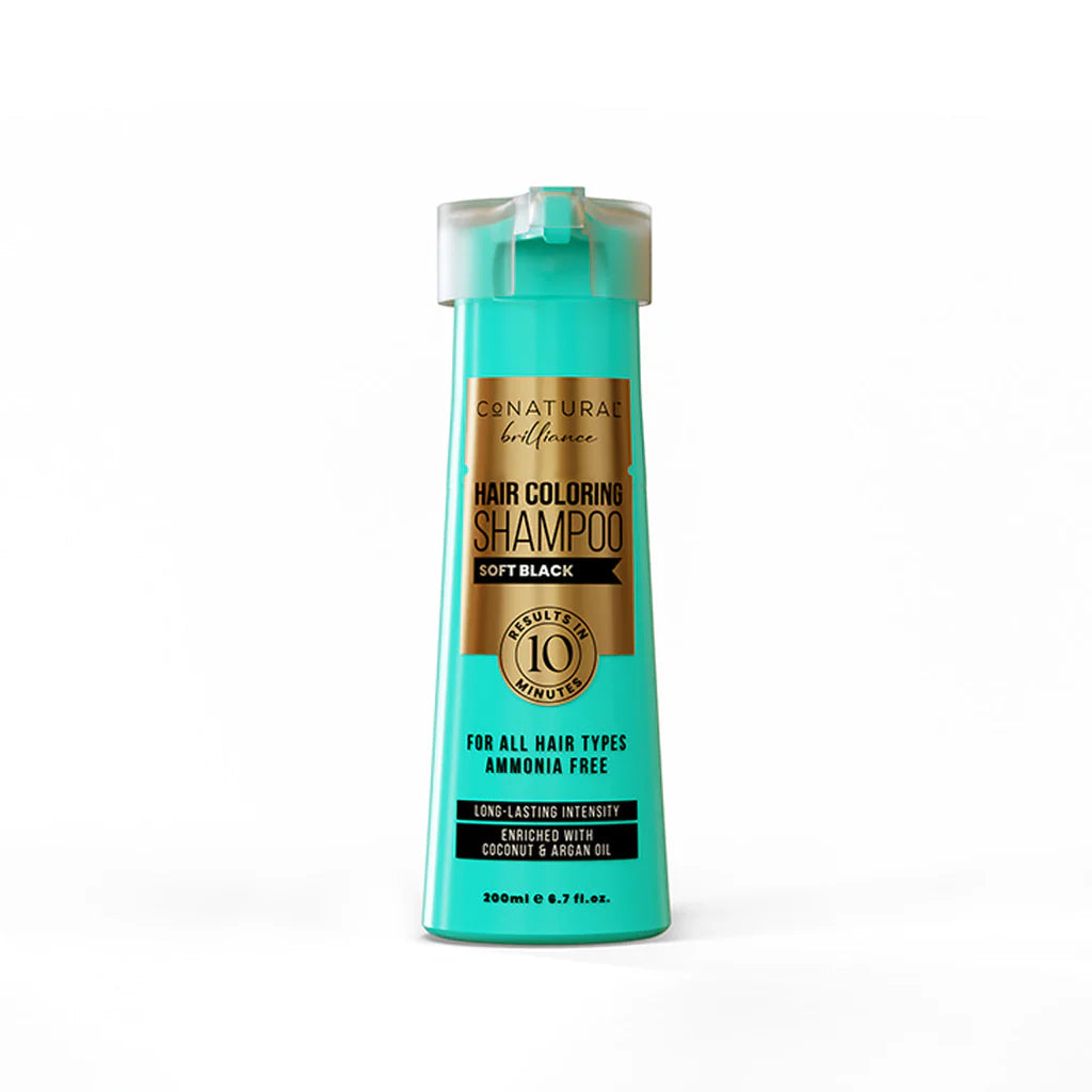CoNatural Hair Coloring Shampoo 200 ML Soft Black