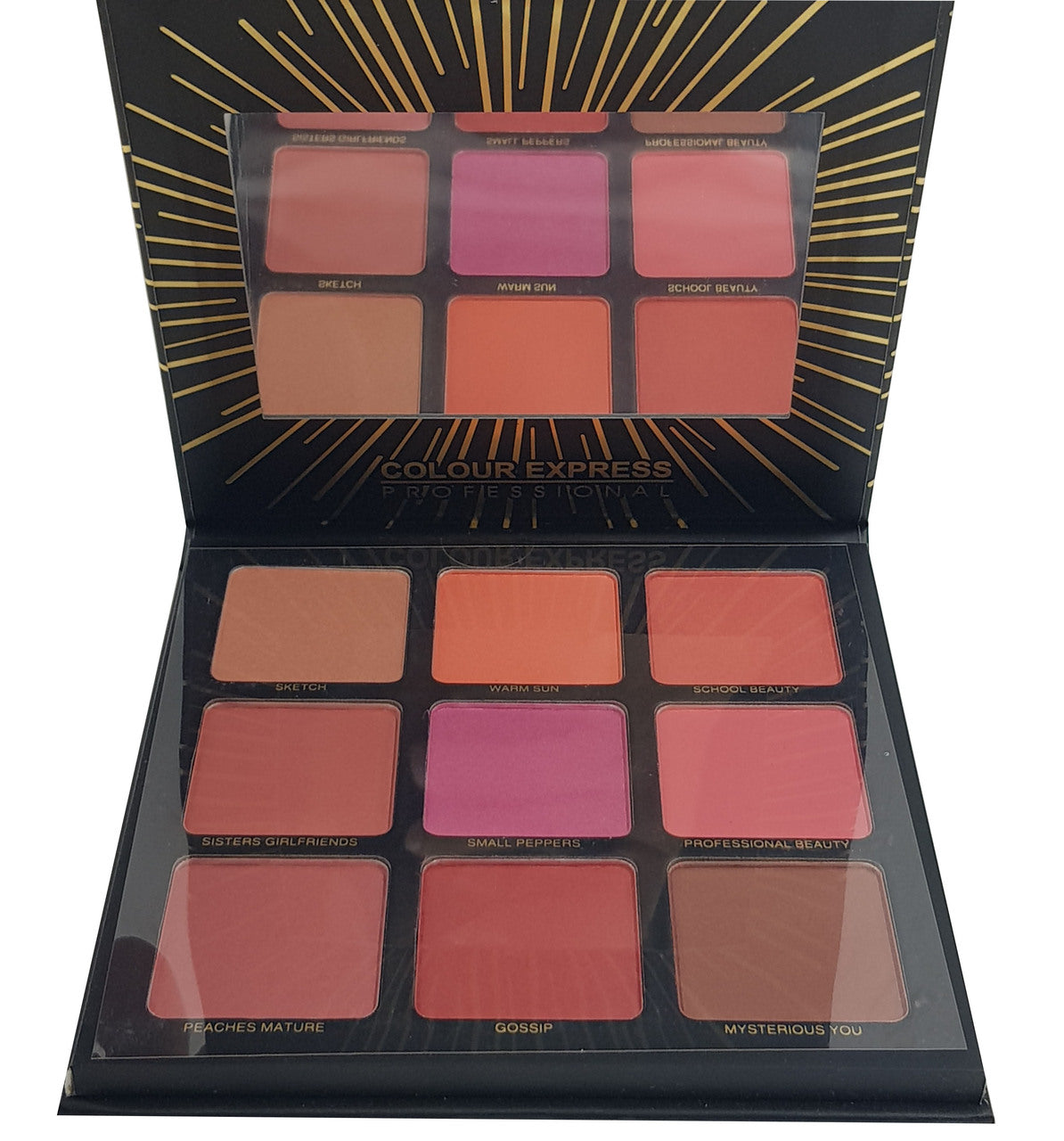 Color Express Ultimate Fashion Blush 9 Color - ( A )