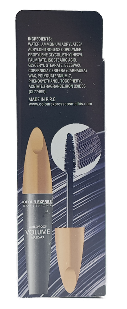 Color Express Waterproof Volume Mascara