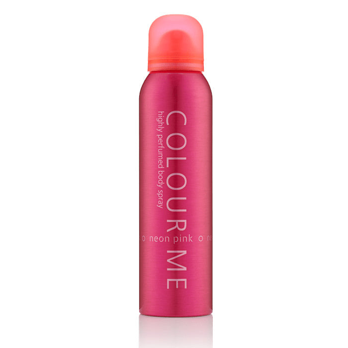 Colour Me Highly Perfumed Body Spray 150 ML Neon Pink