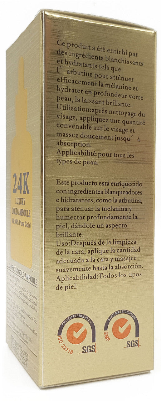 Covercoco London 24K Luxury Gold Ampoule Face Serum 30 ML