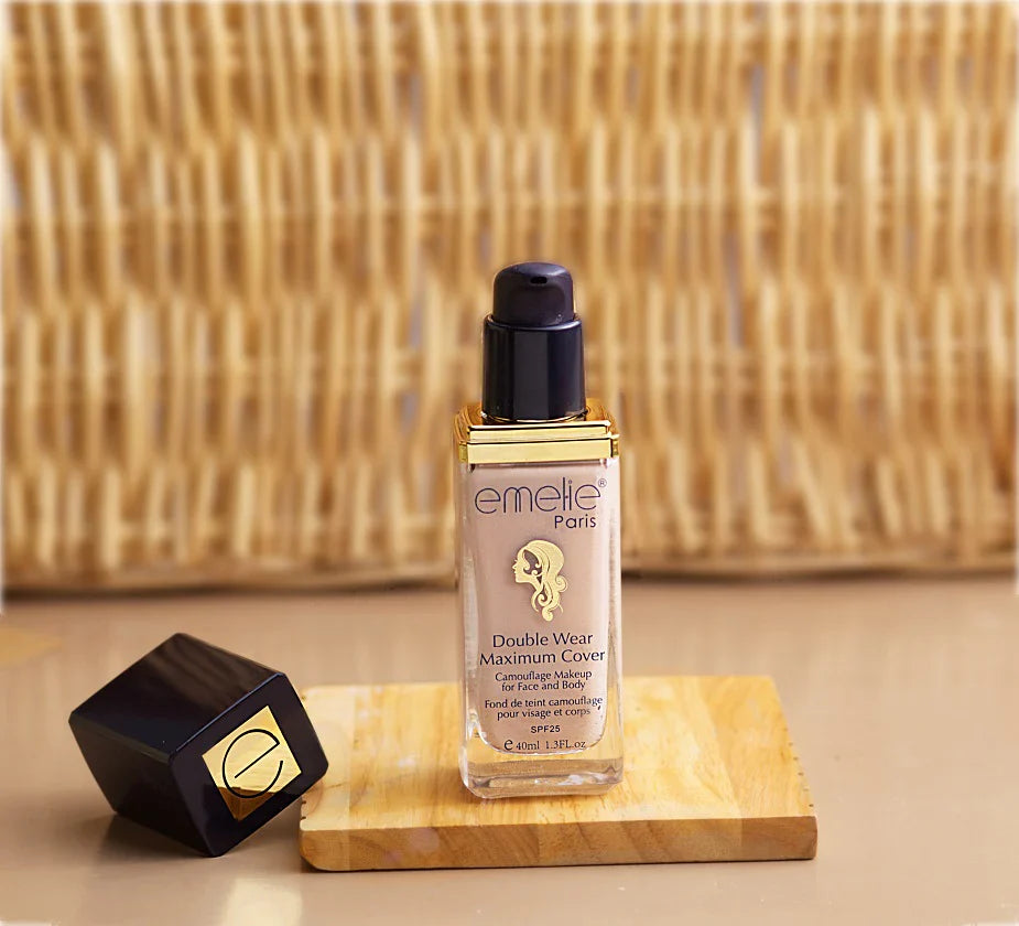 Emelie Double Wear & Maximum Cover Foundation