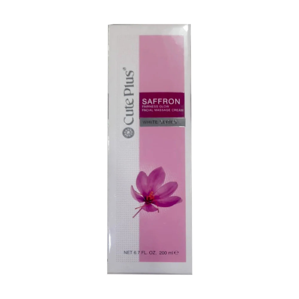 Cute Plus Saffron Fairness Glow Facial Massage Cream 200 ML