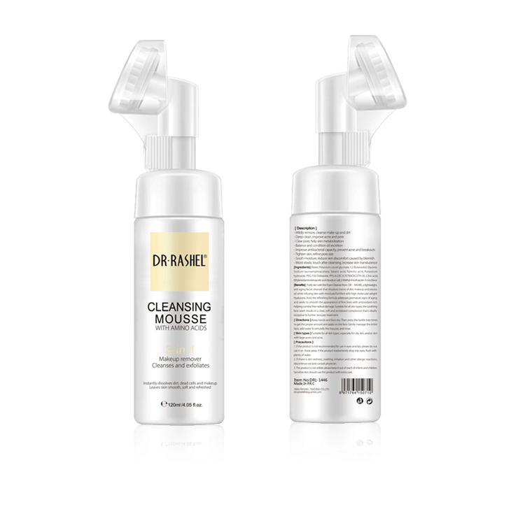 Dr. Rashel 3 in 1 Cleansing Mousse with Amino Acids 120 ML