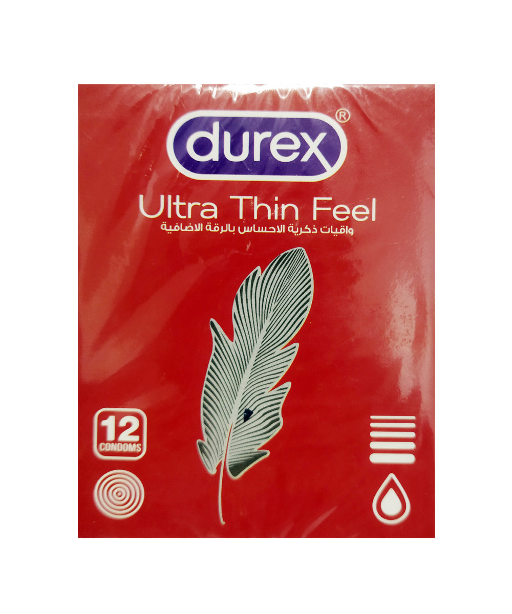 Durex Ultra Thin Feel Condoms 12 Pcs