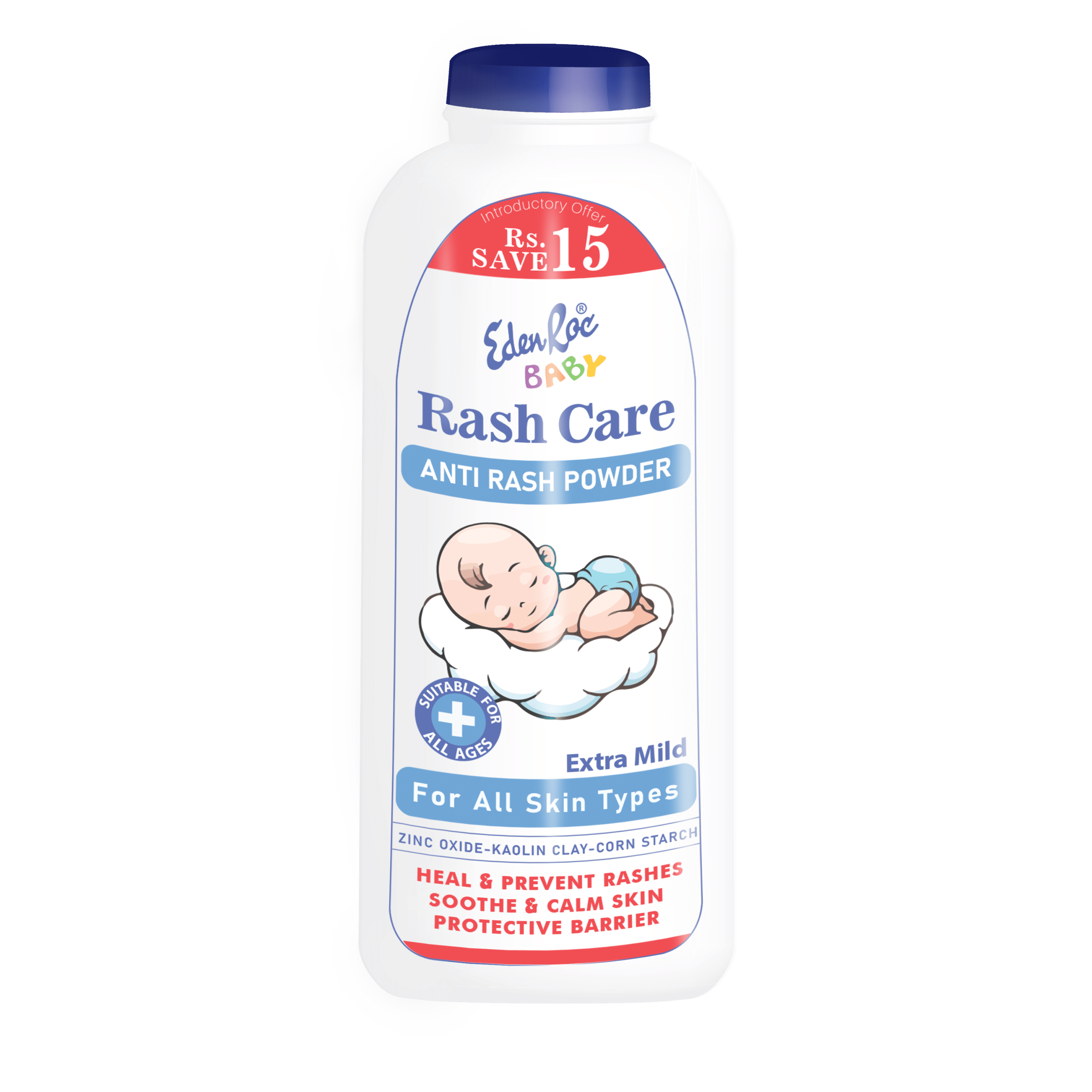 Eden Roc Baby Rash Care Anti Rash Powder