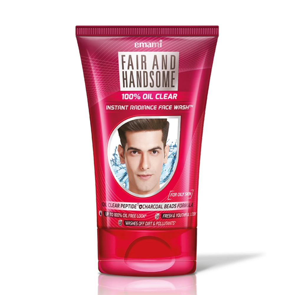 Emami Fair and Handsome 100% Oil Clear Face Wash 50 GM
