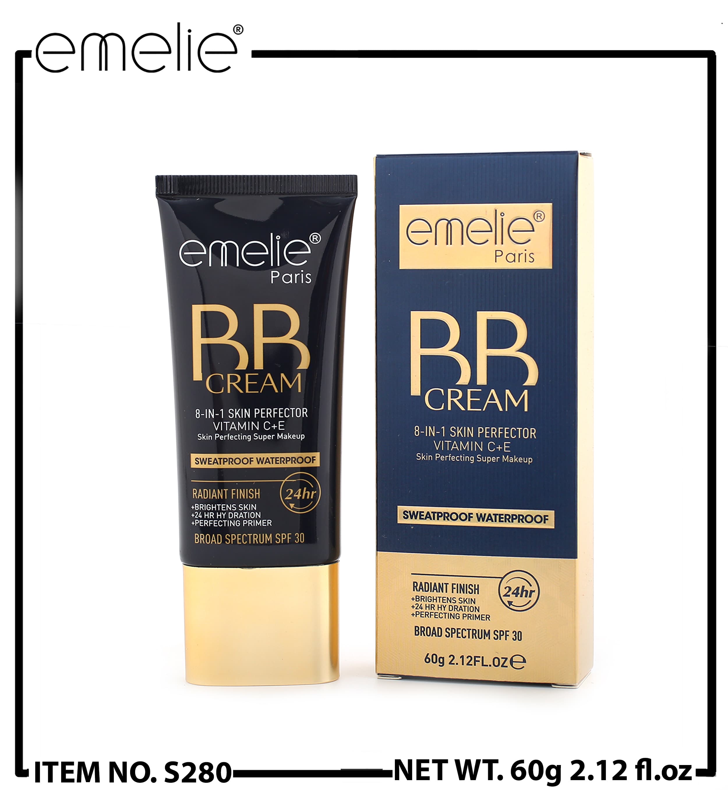 Emelie 8 In 1 Skin Perfector BB Cream 60 GM