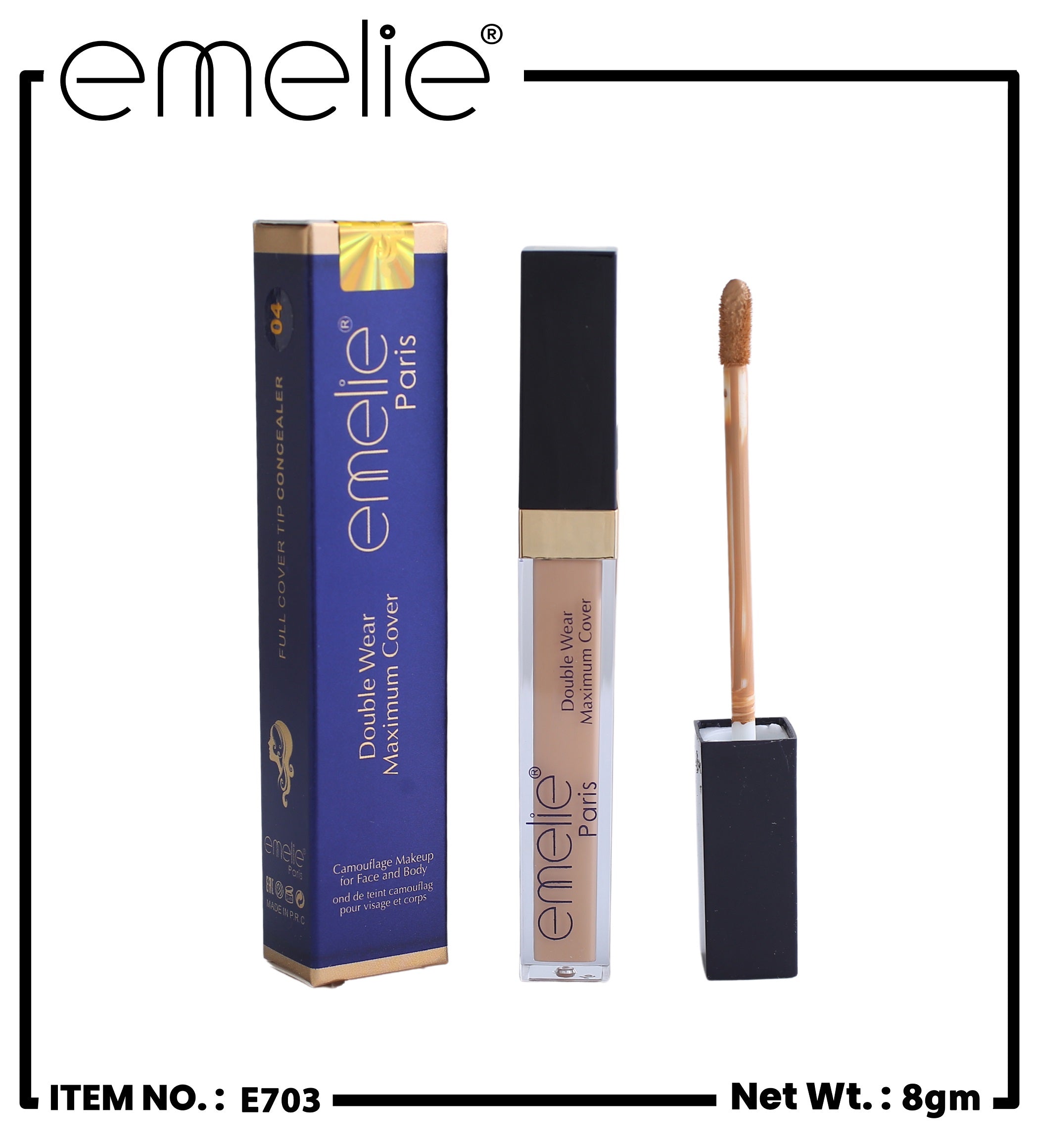 Emelie Double Wear Maximum Cover Concealer 8 GM