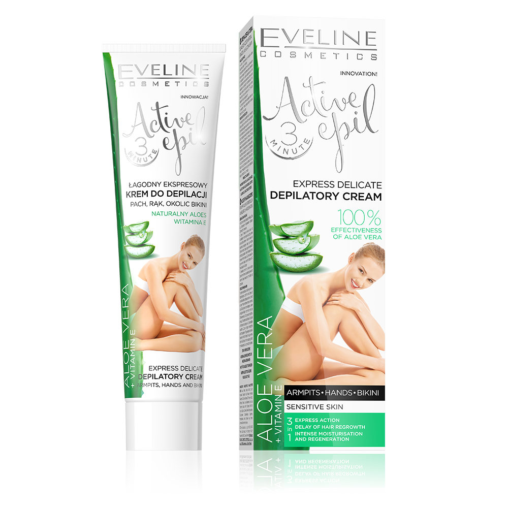 Eveline Active Epil Depilatory Cream Aloe Vera 125 ML