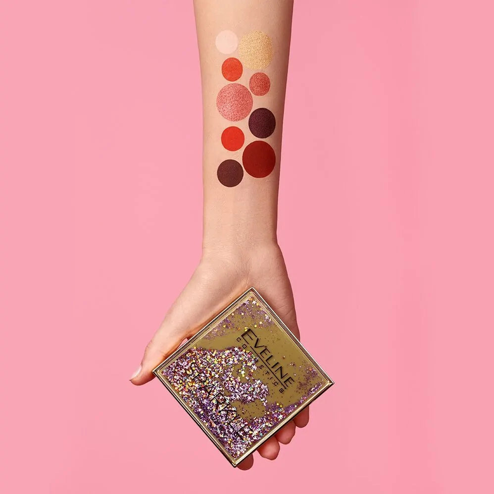 Eveline Sparkle Eyeshadow Palette 9 Colors