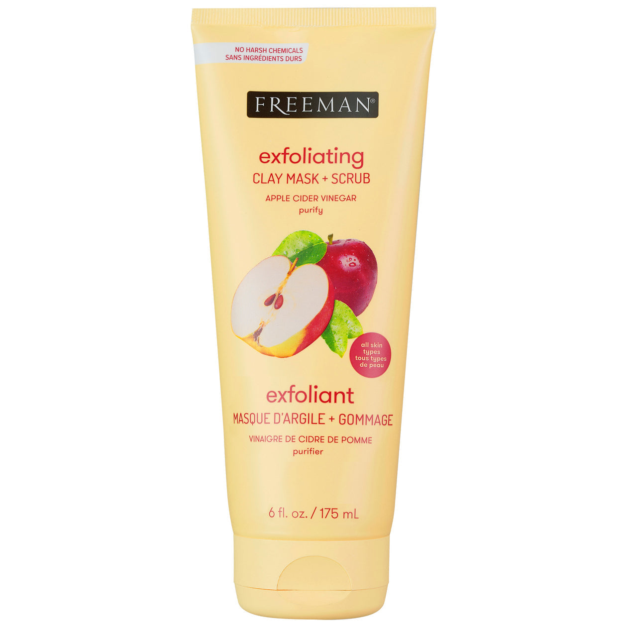 Freeman Cleansing Apple Cider Vinegar Clay Mask & Scrub 175 ML