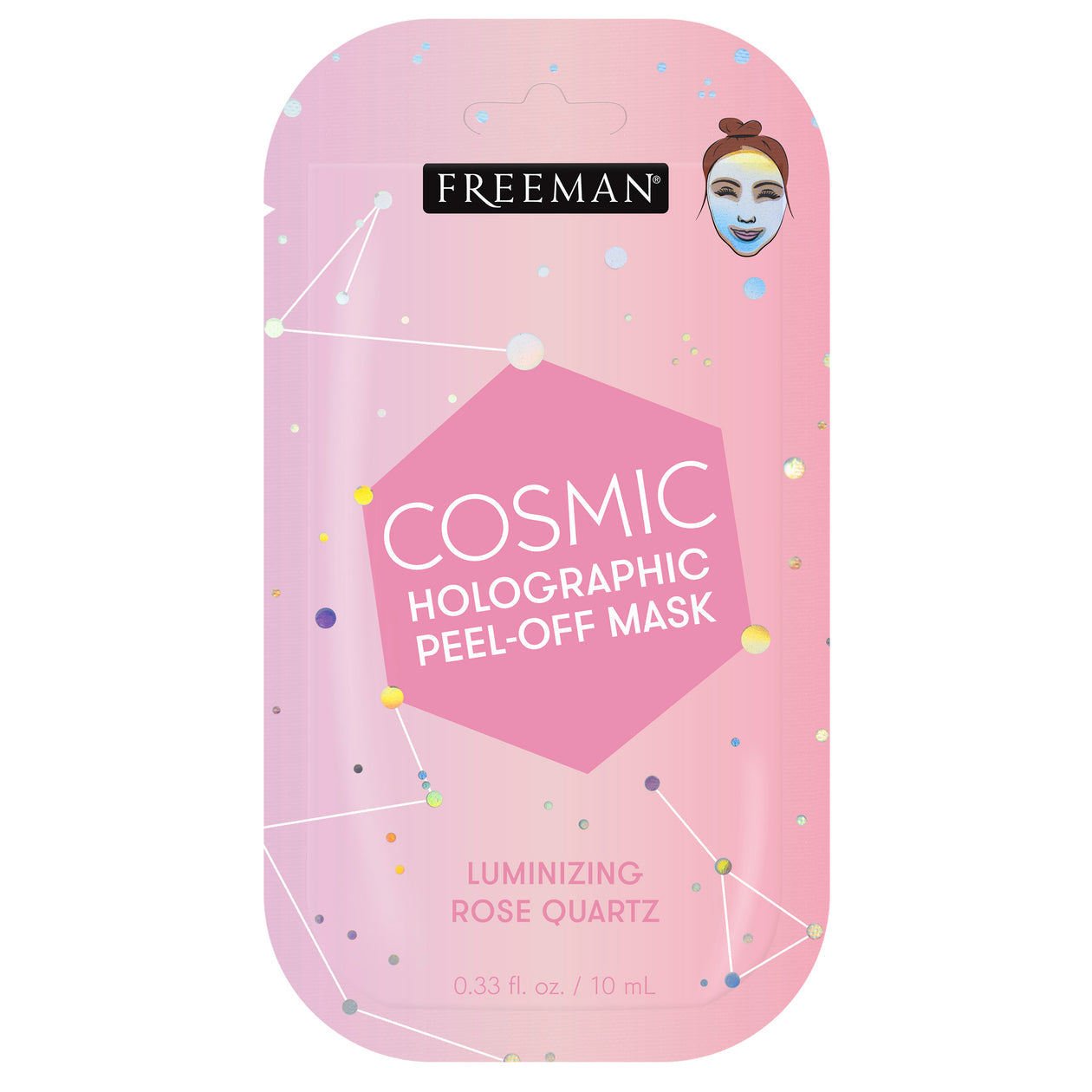 Freeman Cosmic Luminizing Rose Quartz Peel Off Mask 10 ML