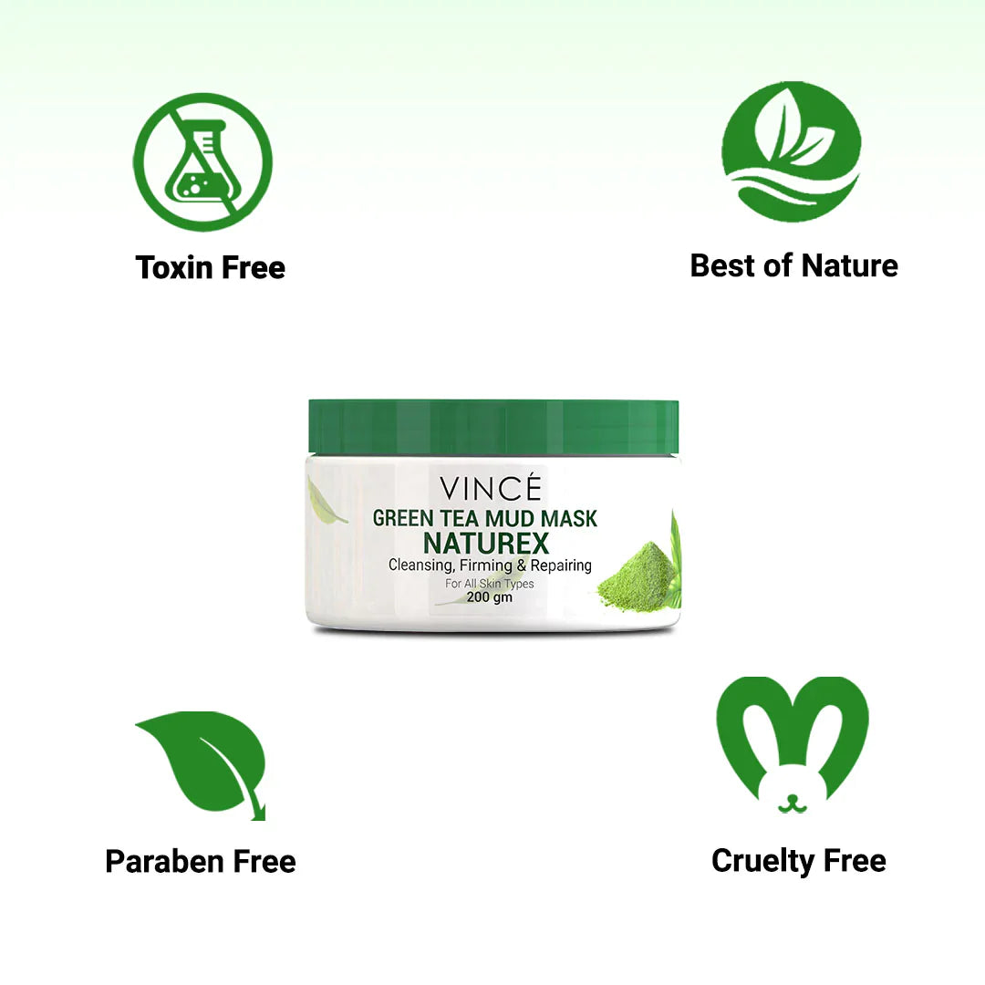 Vince Green Tea Mud Mask 200 GM