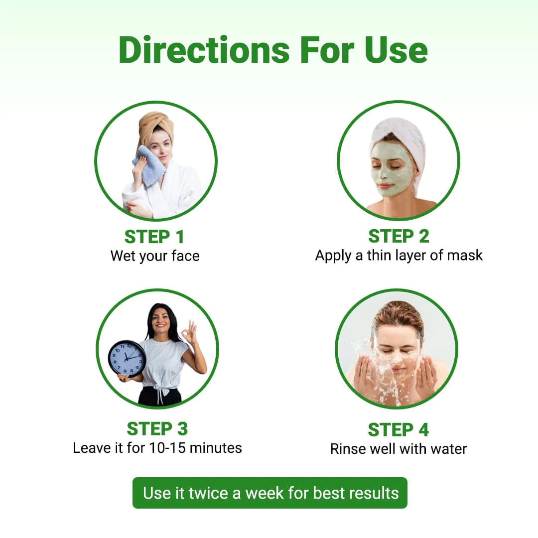 Vince Green Tea Mud Mask 200 GM