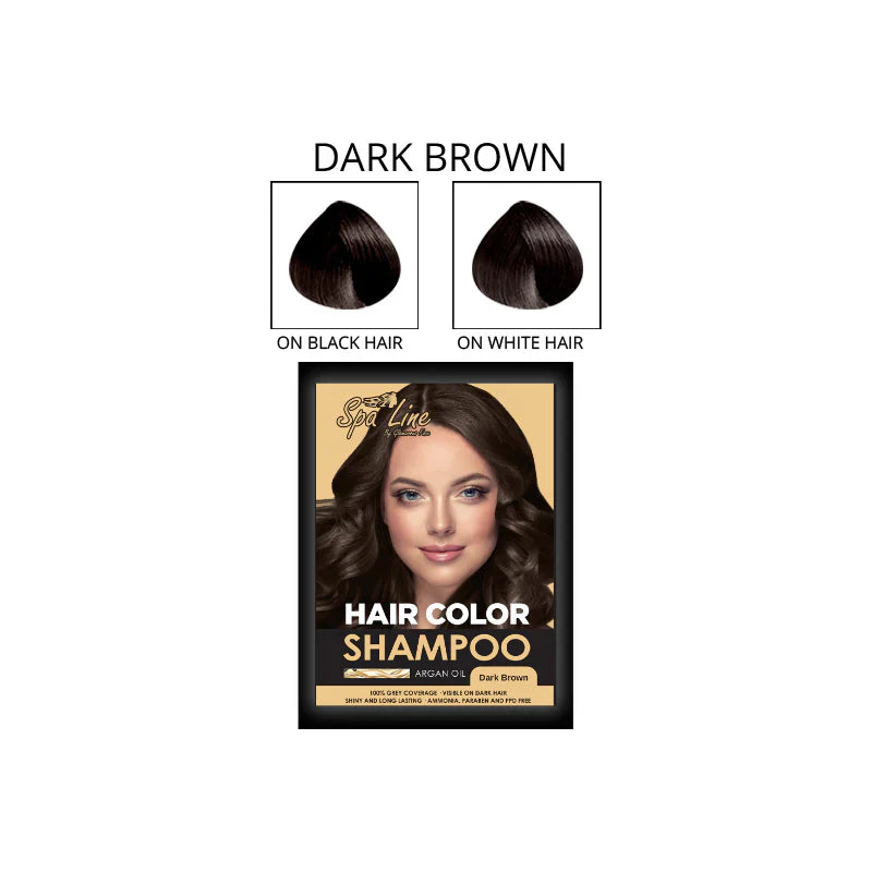 Spa Line  Hair Color Shampoo 30 ML