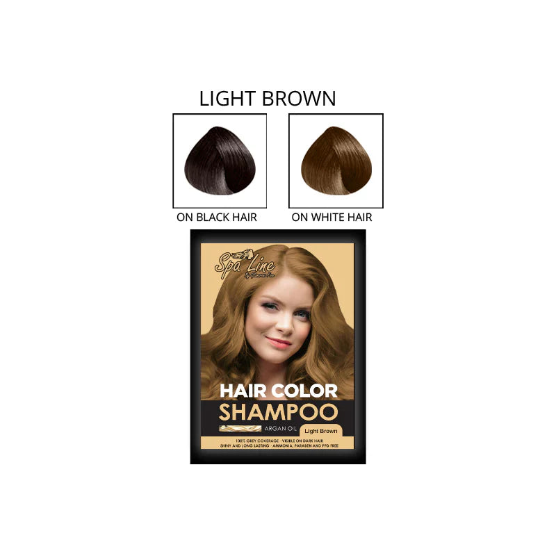 Spa Line  Hair Color Shampoo 30 ML
