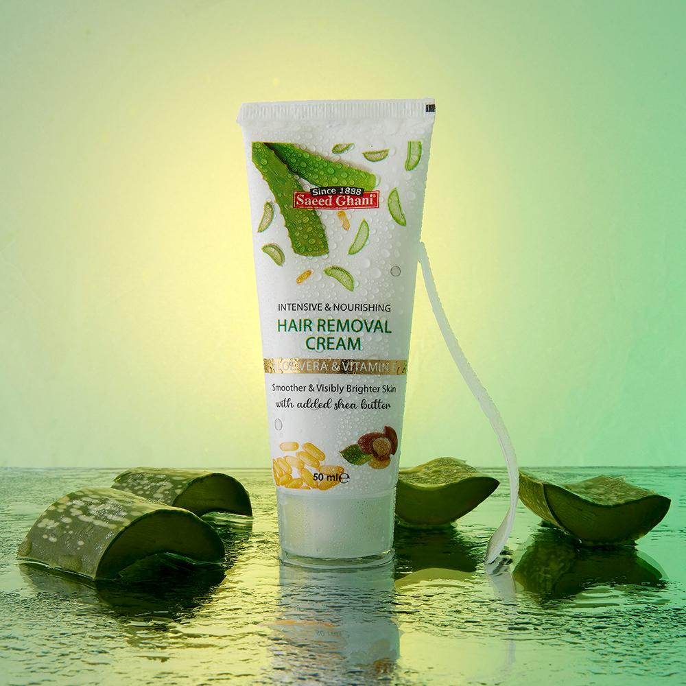 Saeed Ghani Hair Removal Cream With Aloe Vera & Vitamin E 50 ML
