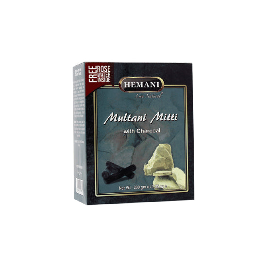 Hemani Herbal Mask Multani Mitti With Charcoal 200 GM