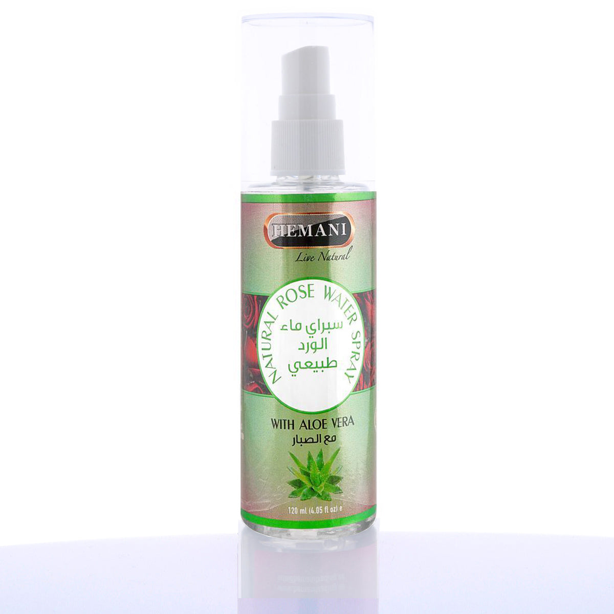 Hemani Rose Water with Aloe Vera Spray 120 ML