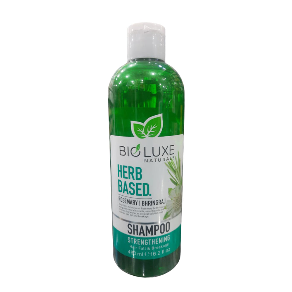 Bioluxe Naturals Herb Based Rosemary Bhringraj Strengthening Hair Fall Shampo 480 ML