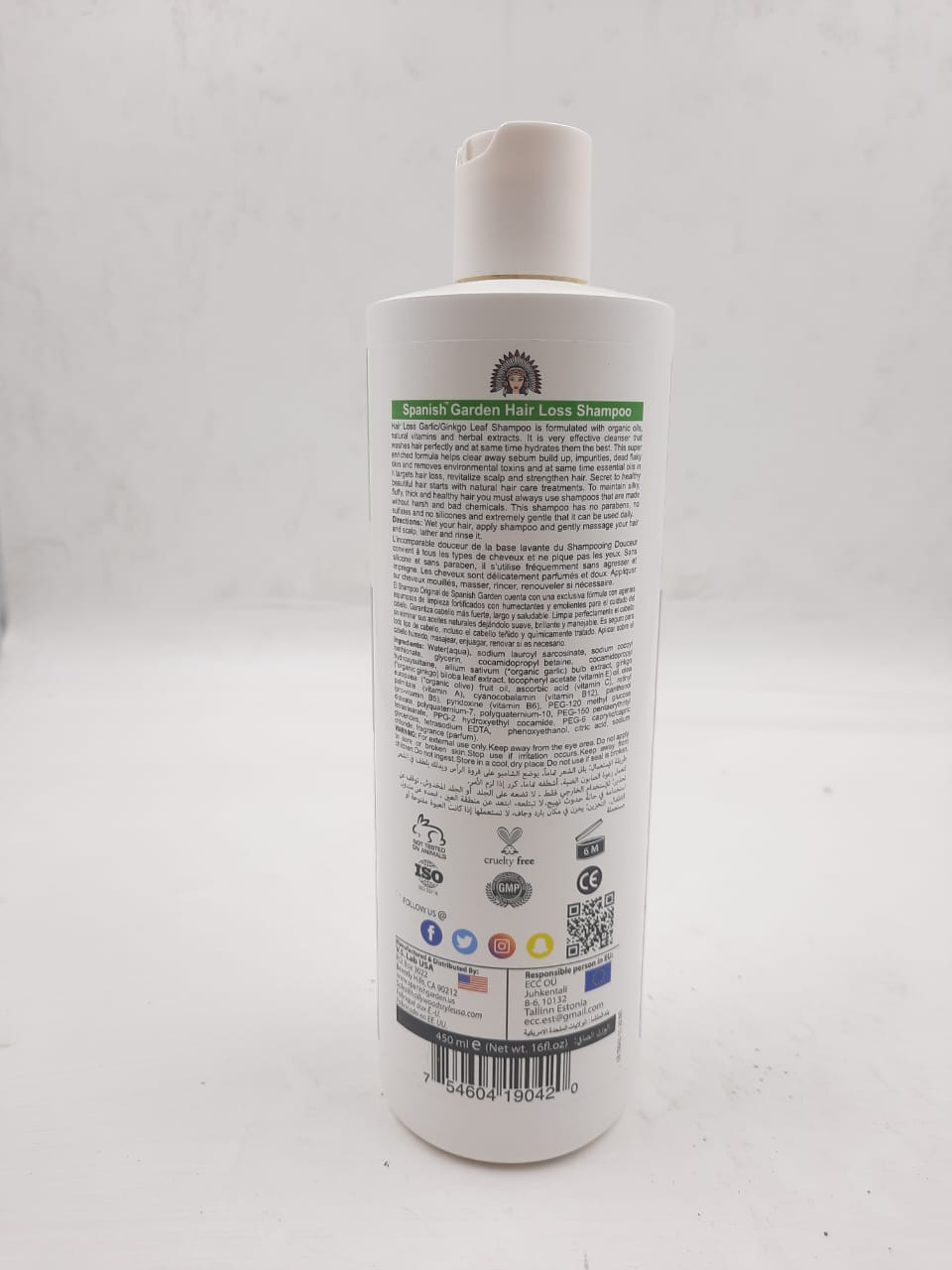 Spanish Garden Hair Loss Shampoo 450 ML
