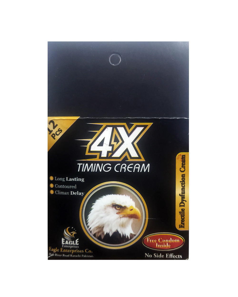 4X Timing Cream (with 12 Condoms)