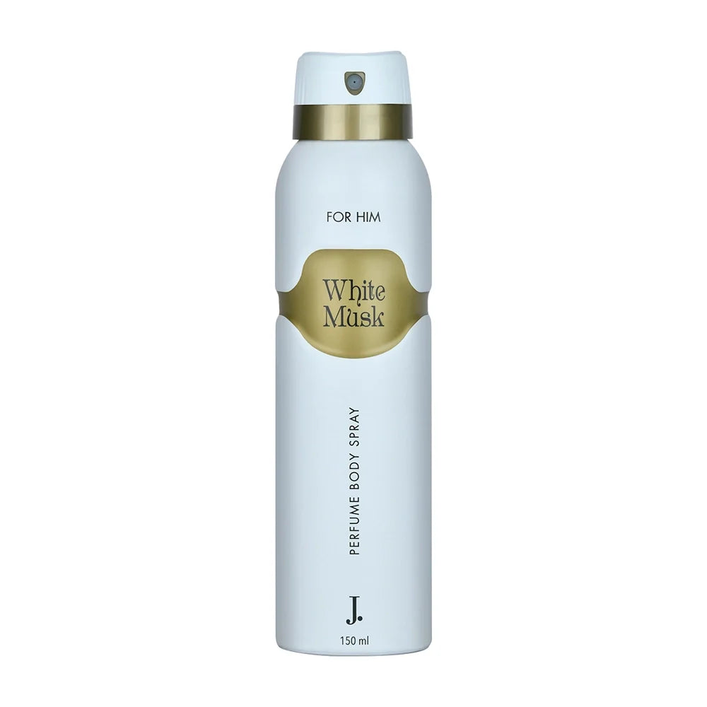 J. Perfumed Body Spray For Men White Musk 150 ML