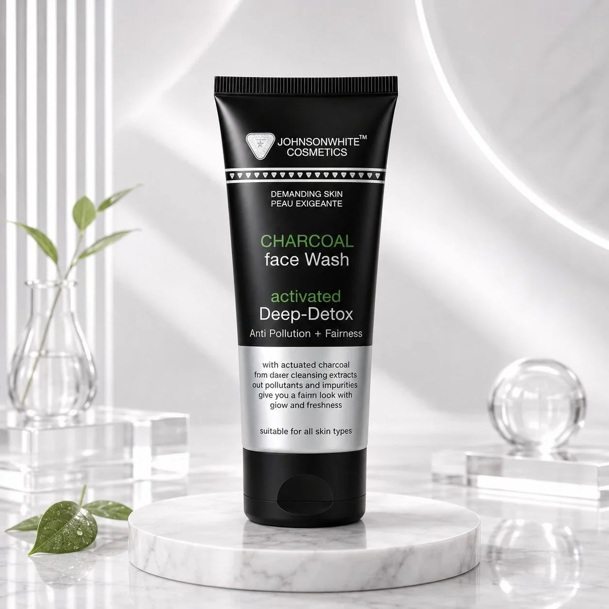 Johnson White Cosmetics Charcoal Face Wash 100 ML