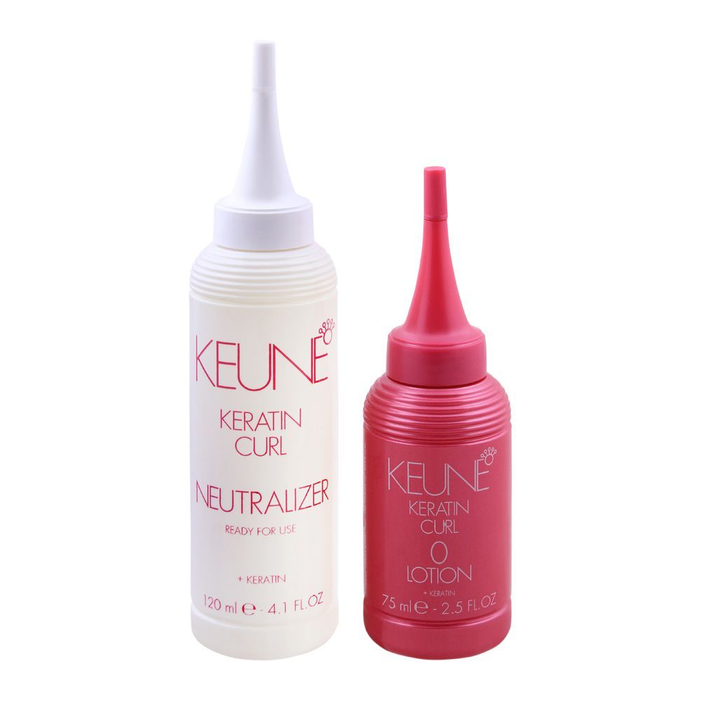 Keune Keratin Curl Lotion 75 ML + Neutralizer 120 ML Pack