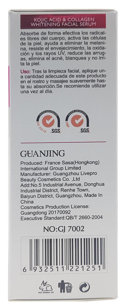 Kojic Acid Collagen Whitening Facial Serum 30 ML