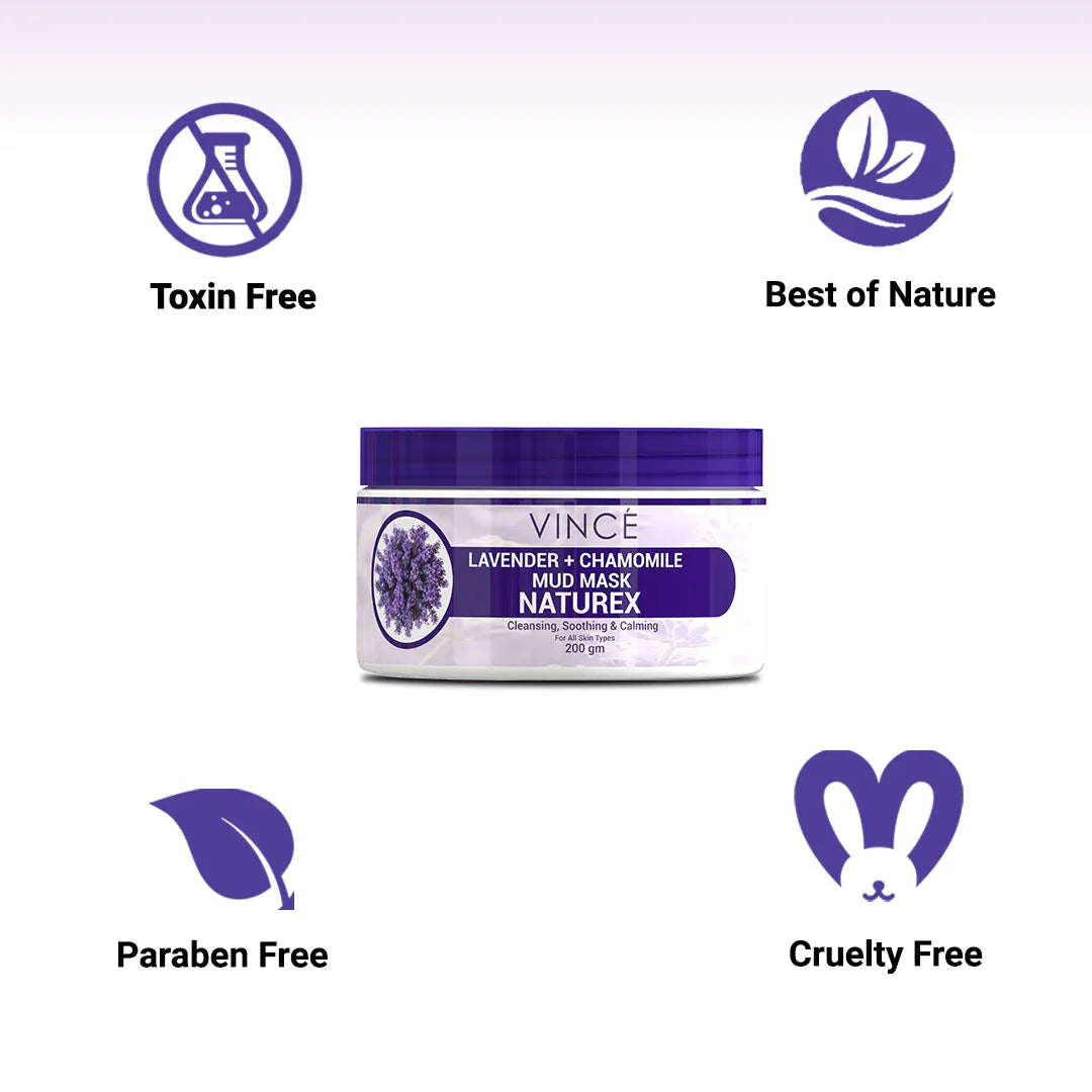 Vince Lavender + Chamomile Mud Mask 200 GM