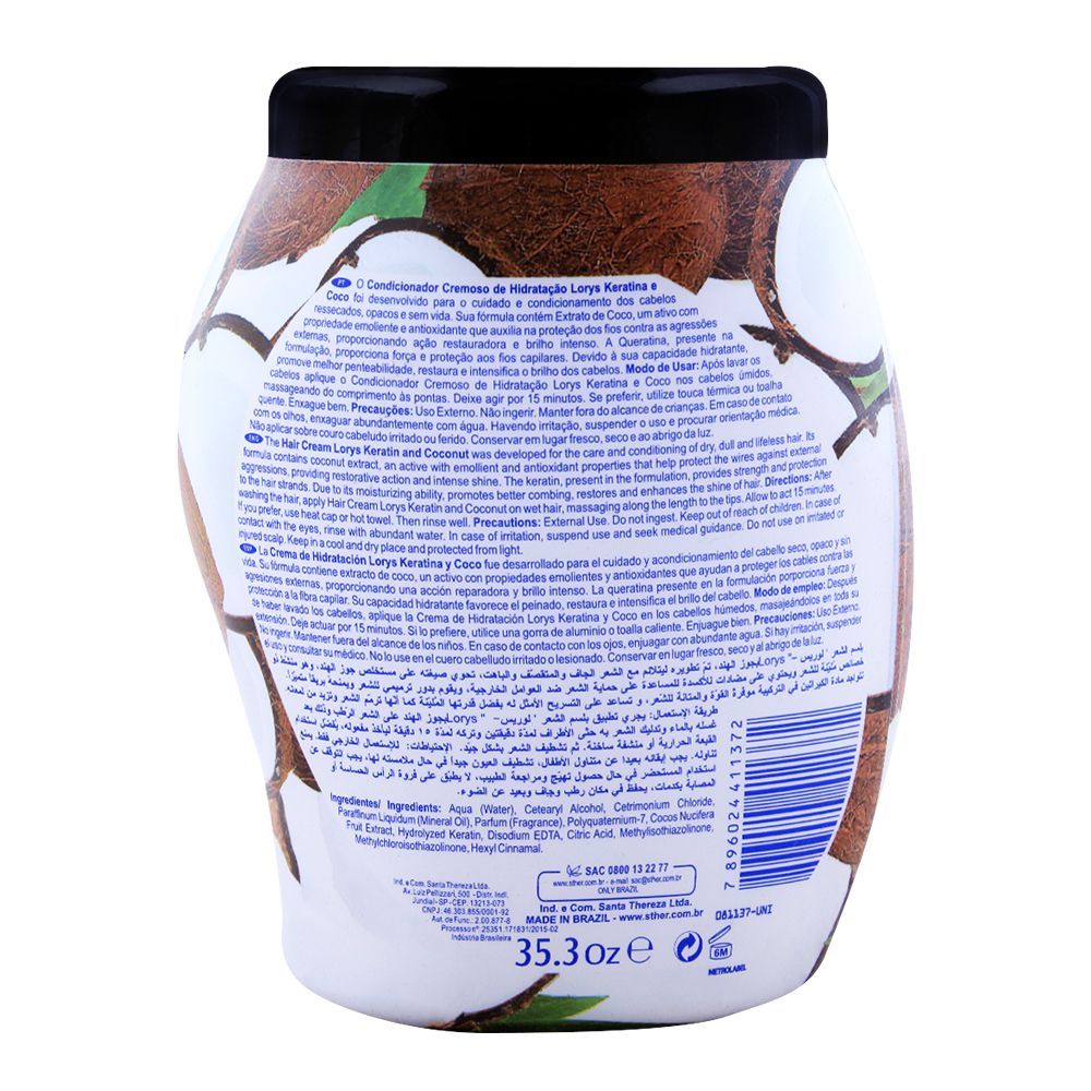 Lorys Coconut Deep Moisturizing Hair Cream 1 KG