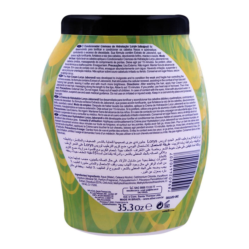 Lorys Jaborandi Deep Moisturizing Hair Cream 1 KG
