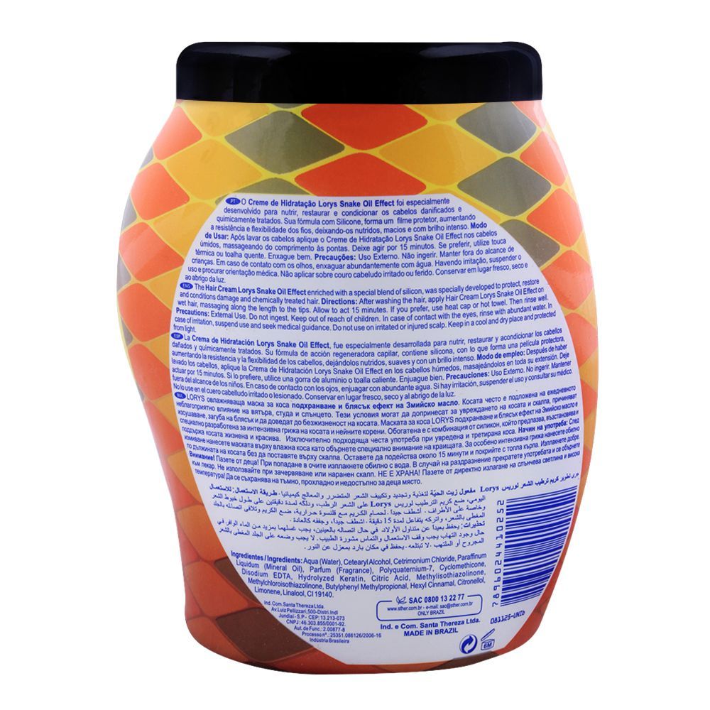Lorys Snake Oil Deep Moisturizing Hair Cream 1 KG